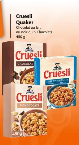Colruyt QUAKER Cruesli offre