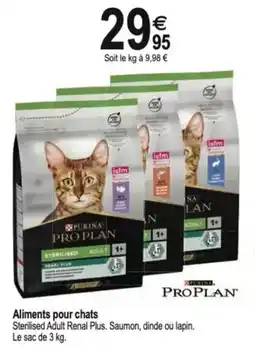 Tridôme PURINA PRO PLAN Aliments pour chats offre