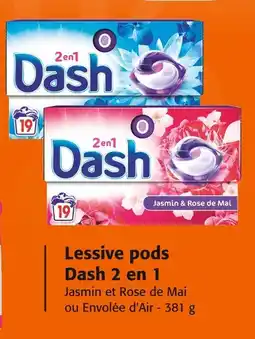 Colruyt DASH Lessive pods 2 en 1 offre