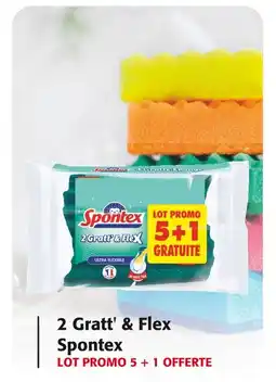 Colruyt SPONTEX 2 gratt' & flex offre