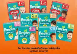 Colruyt PAMPERS -30 % avec la carte colruyt plus sur les produits pampers baby-dry offre
