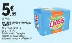 E.Leclerc Express Boisson saveur tropical oasis offre