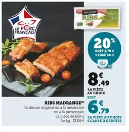 Super U MADRANGE Ribs offre