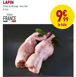 Carrefour Lapin offre