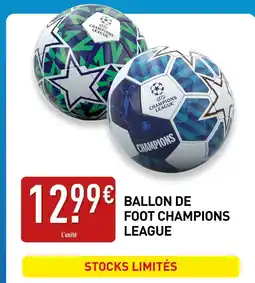 ALDI Ballon de foot UEFA Champions League offre
