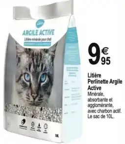 Tridôme Litière Perlinette Argile Active offre