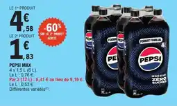 E.Leclerc Express Pepsi max offre