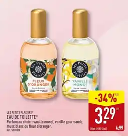 ALDI LES PETITS PLAISIRS Eau de toilette offre
