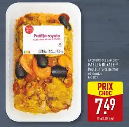 ALDI LA CUISINE DES SAVEURS Paëlla royale offre