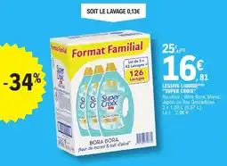 E.Leclerc Express Lessive liquide super croix offre