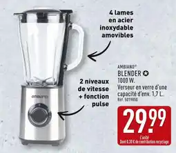 ALDI AMBIANO Blender 1000 W offre