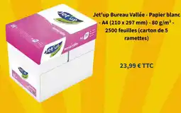Bureau Vallée JET'UP Bureau Vallée - Papier blanc offre