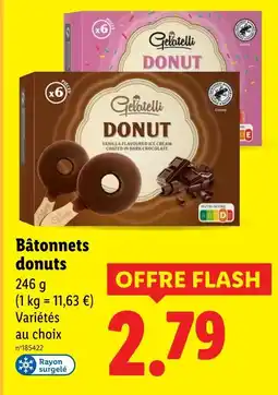 Lidl Gelatelli Bâtonnets donuts offre