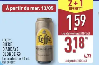 ALDI Leffe bière d'abbaye blonde offre