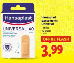 Lidl Hansaplast Pansements Universal offre