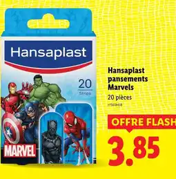 Lidl HANSAPLAST Pansements marvels offre