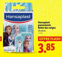 Lidl HANSAPLAST Pansements Reine des neiges offre