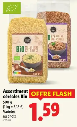 Lidl Golden Sun Assortiment céréales Bio offre