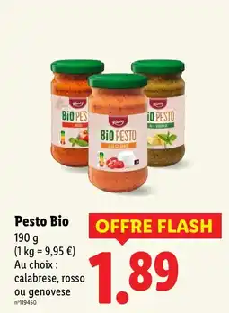 Lidl KANIA Bio Pesto offre