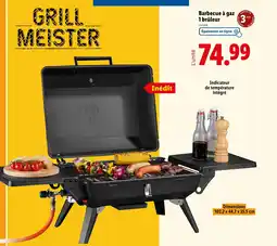 Lidl GRILL MEISTER Barbecue à gaz 1 brûleur offre