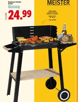 Lidl MEISTER Barbecue à charbon de bois offre
