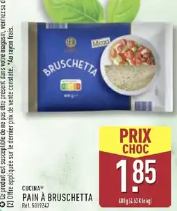 ALDI Pain à bruschetta offre