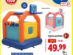 Lidl Château gonflable offre