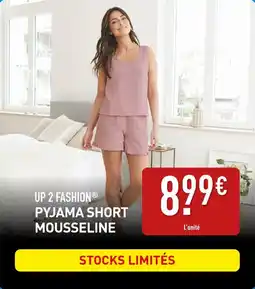 ALDI Up 2 fashion pyjama short mousseline offre