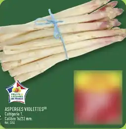 ALDI Asperges violettes offre