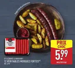 ALDI 12 véritables merguez fortes offre