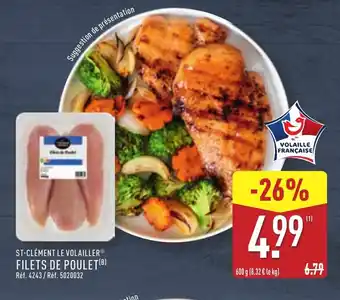 ALDI Filets de poulet offre