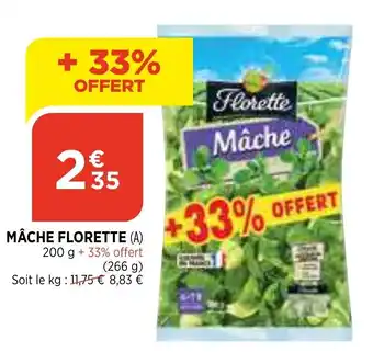 Bi1 Mâche Florette offre