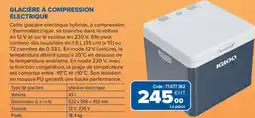 Prolians IGLOO Glacière à compression électrique offre
