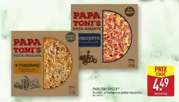ALDI Papa toni's pizza offre