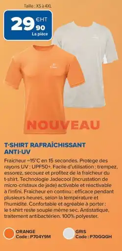 Prolians T-shirt rafraîchissant anti-uv offre