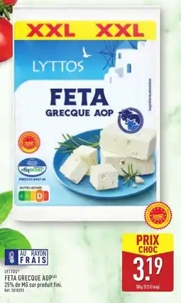 ALDI LYTTOS Feta grecque aop offre