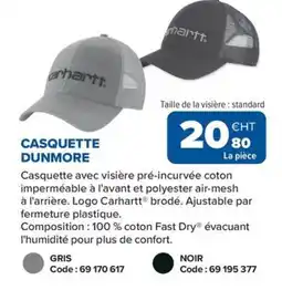Prolians Casquette dunmore offre