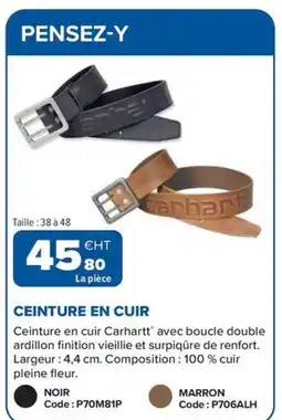 Prolians Ceinture en cuir offre