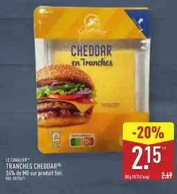 ALDI Tranches cheddar offre