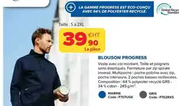 Prolians Blouson progress offre