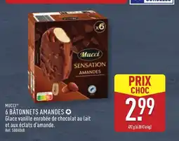 ALDI 6 bĂątonnets amandes offre