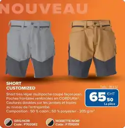 Prolians Short customized offre
