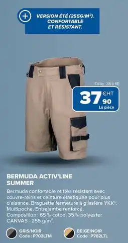 Prolians Bermuda activ'line summer offre