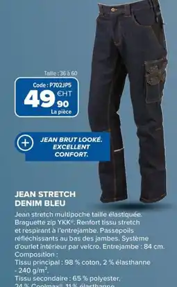 Prolians Jean stretch denim bleu offre