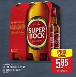ALDI SUPERBOCK Bière blonde 5,2° offre