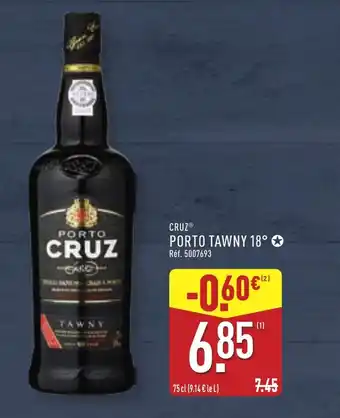 ALDI CRUZ Porto tawny 18° offre