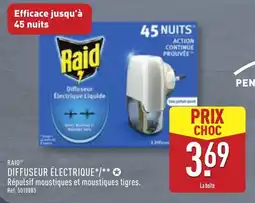ALDI Raid diffuseur électrique offre