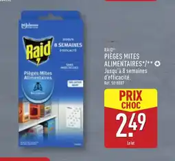 ALDI Raid pièges mites alimentaires offre