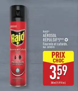ALDI Raid aerosol répulsif offre