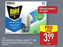 ALDI Raid diffuseur électrique liquide offre